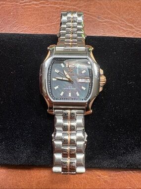 Reactor Ladies Two-Tone Stainless Steel Quartz Watch with Day/Date